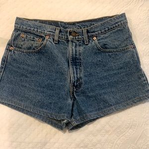 Vintage Levi's High Waisted Denim Shorts